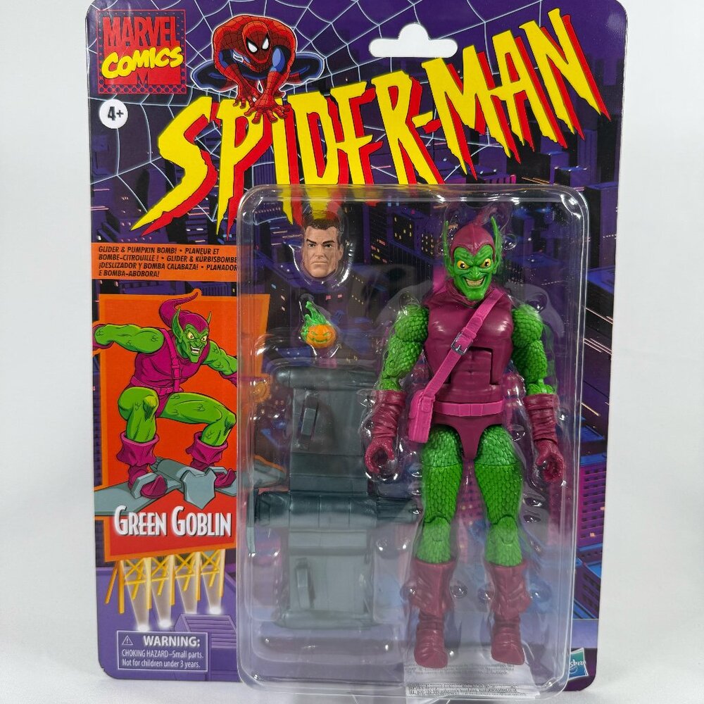 Marvel Legends Retro Collection Green Goblin 6-Inch Action Figure Spider-Man